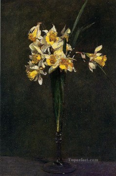 Flores amarillas también conocidas como Coucous Henri Fantin Latour Pinturas al óleo
